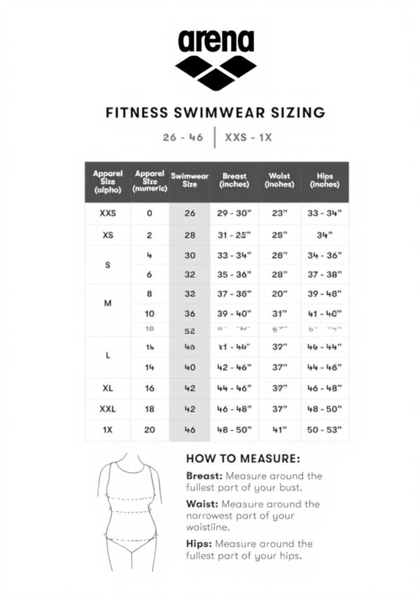 Costume intero donna Arena Makimurax R modellante tessuto