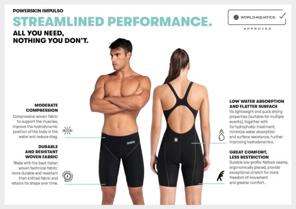 Costume da gara uomo ARENA Powerskin Impulso compressione-2