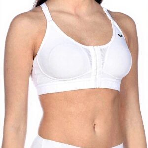 Reggiseno sportivo donna Arena Flora C-Cup bianco nero