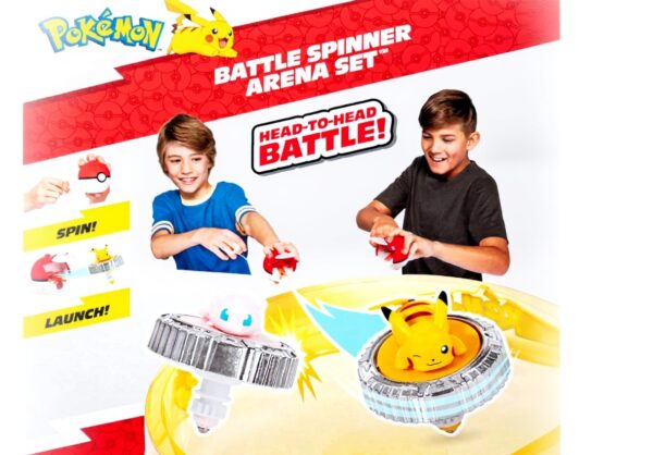 Pokémon Battle Spinner Arena Set Trottole da Combattimento