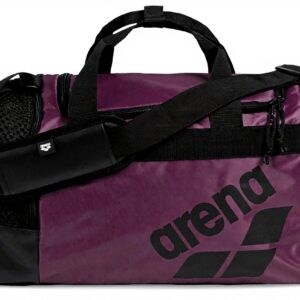 Borsa nuoto Arena Duffelbag 25 litri impermeabile Prugna