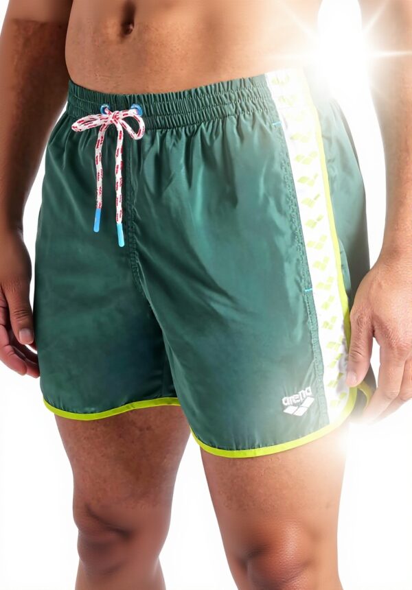 Pantaloncini da spiaggia uomo Arena Team Stripe riciclato