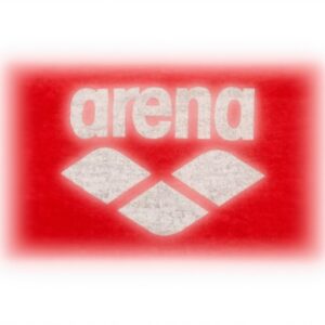 Asciugamano da piscina Arena cotone morbido 150x90cm rosso