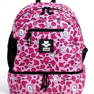 Zaino nuoto Arena Team Backpack Friends bambini rosa