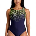 Costume intero donna Arena Kikko V Back nuoto fitness
