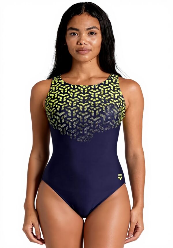 Costume intero donna Arena Kikko V Back nuoto fitness